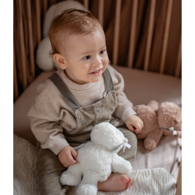 Knuffel nijlpaard |  Ivoor | 15 cm