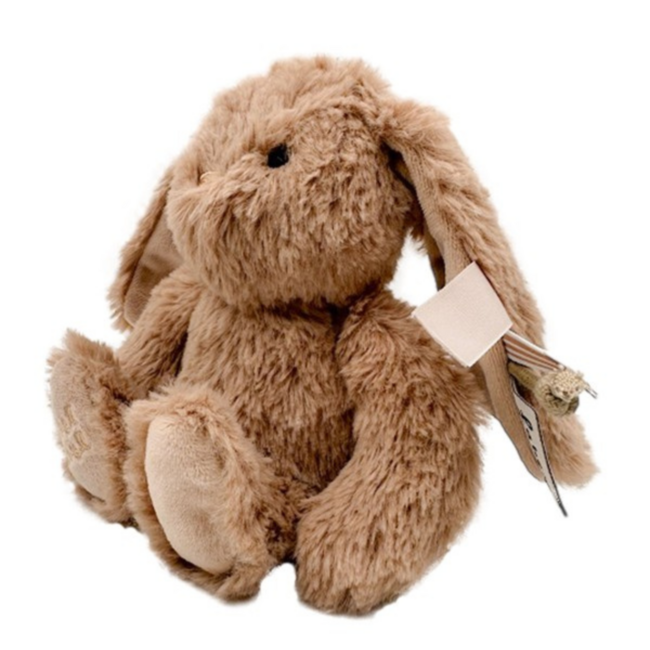 Knuffel konijn |  Bruin | 15 cm