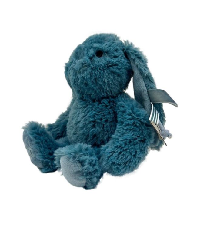 Knuffel konijn |  Blauw | 15 cm