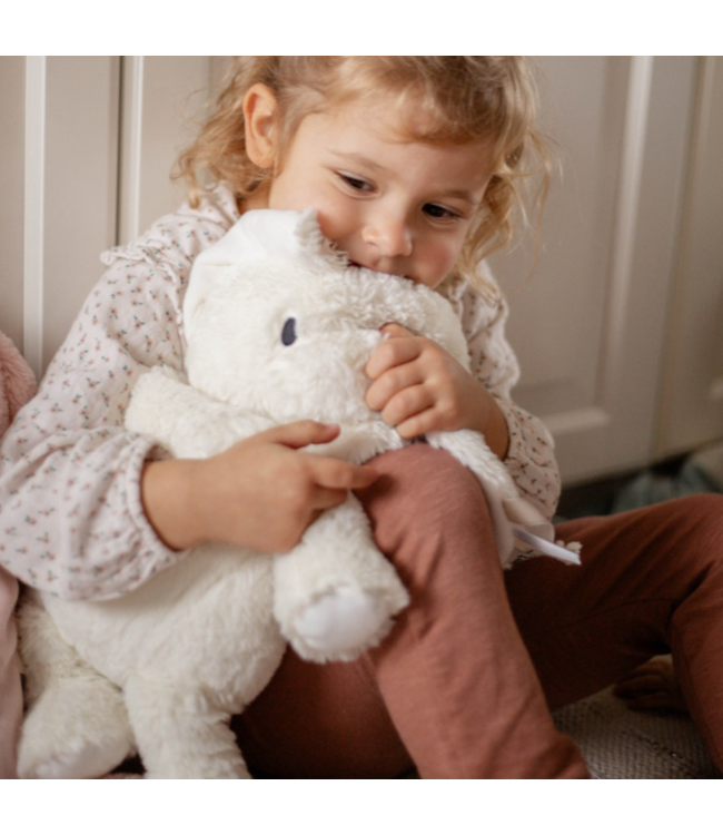 Knuffel nijlpaard |  Blauw | 26 cm