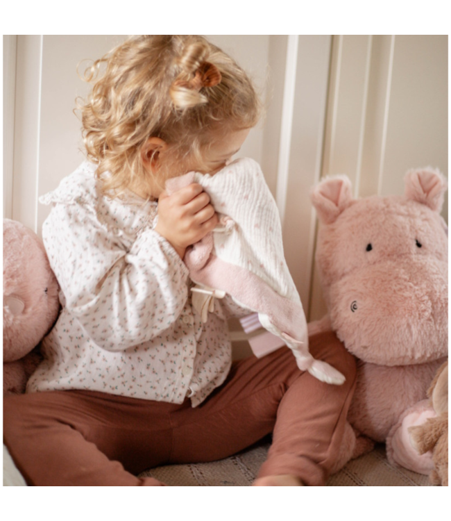 Knuffel nijlpaard |  Blauw | 26 cm