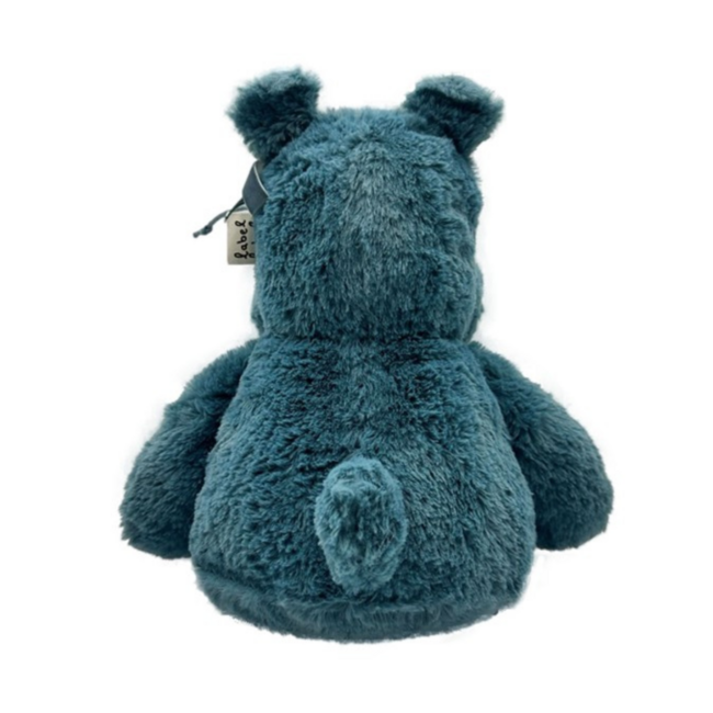 Knuffel nijlpaard |  Blauw | 26 cm