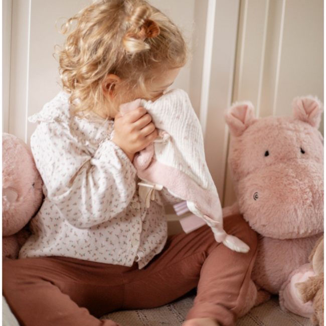 Knuffel nijlpaard |  Roze | 26 cm