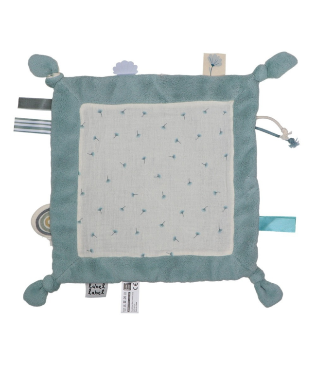 Zacht knuffeldoekje in blauw voor baby’s, ideaal voor geborgenheid en troost