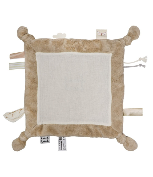 Zacht knuffeldoekje in beige voor baby’s, ideaal voor geborgenheid en troost