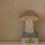 Mushroom Night Lamp Beige from FSC® Wood | Warm LED Light & Dimmable