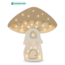 Handgemaakte  paddenstoel kinderlamp van hout – duurzaam nachtlampje met LED