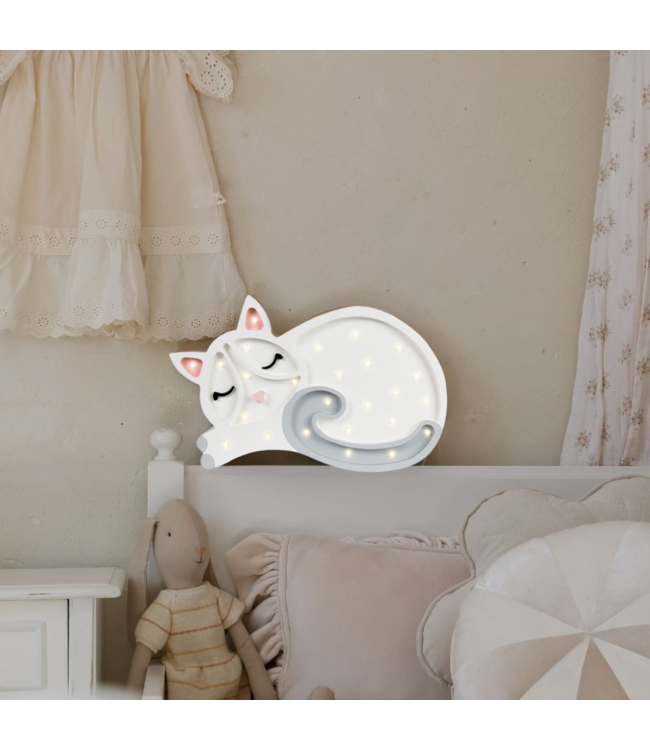 Nachtlampje kat | Wit