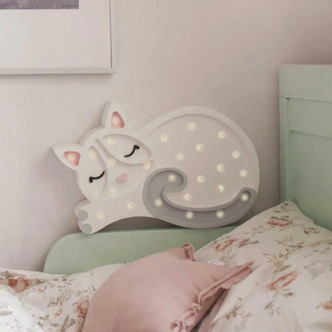 Nachtlampje kat | Wit