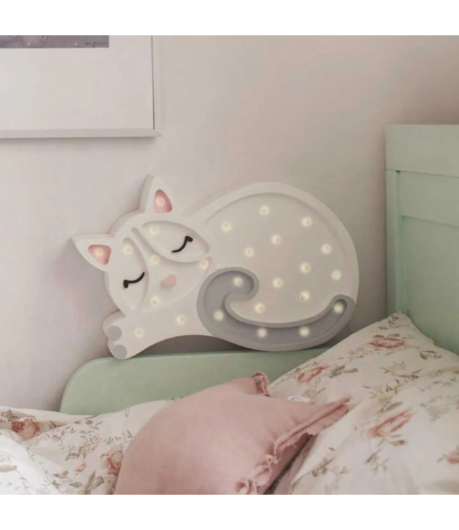 Nachtlampje kat | Wit