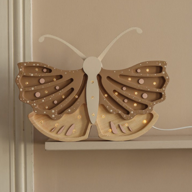 Kinderlamp vlinder – handgemaakt, duurzaam en sfeervol licht voor de kinderkamer