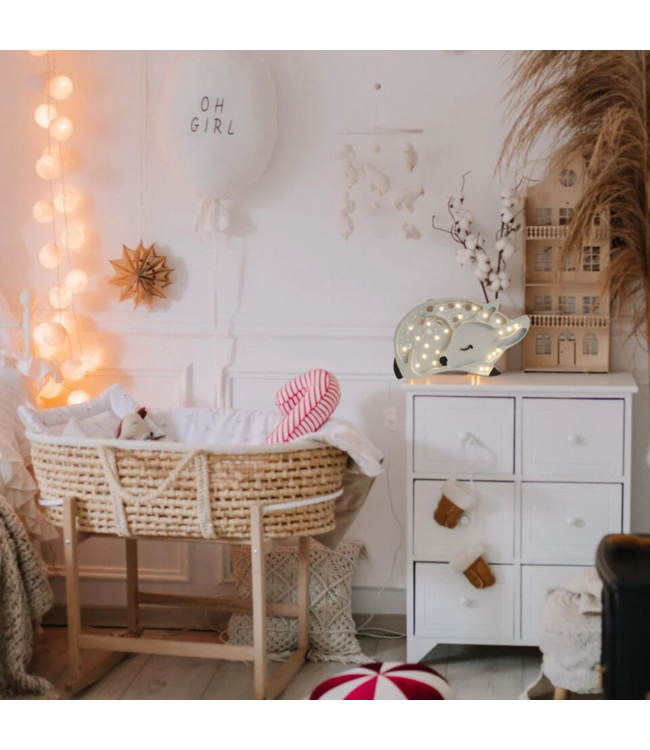 Houten herten kinderlamp voor kinderen – warme sfeerverlichting