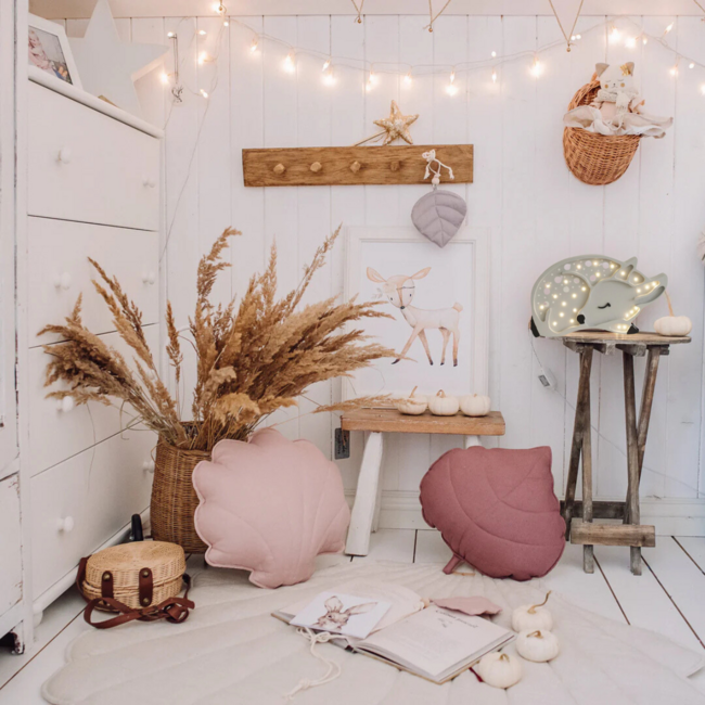 Houten herten kinderlamp voor kinderen – warme sfeerverlichting