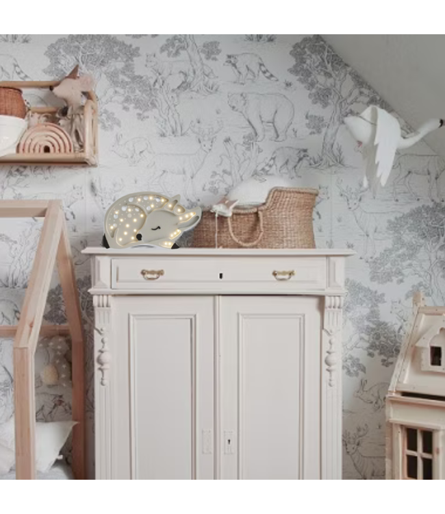 Houten herten kinderlamp voor kinderen – warme sfeerverlichting