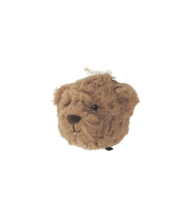 Knuffel met hartslag voor onderweg | Beer Lou | Bruin