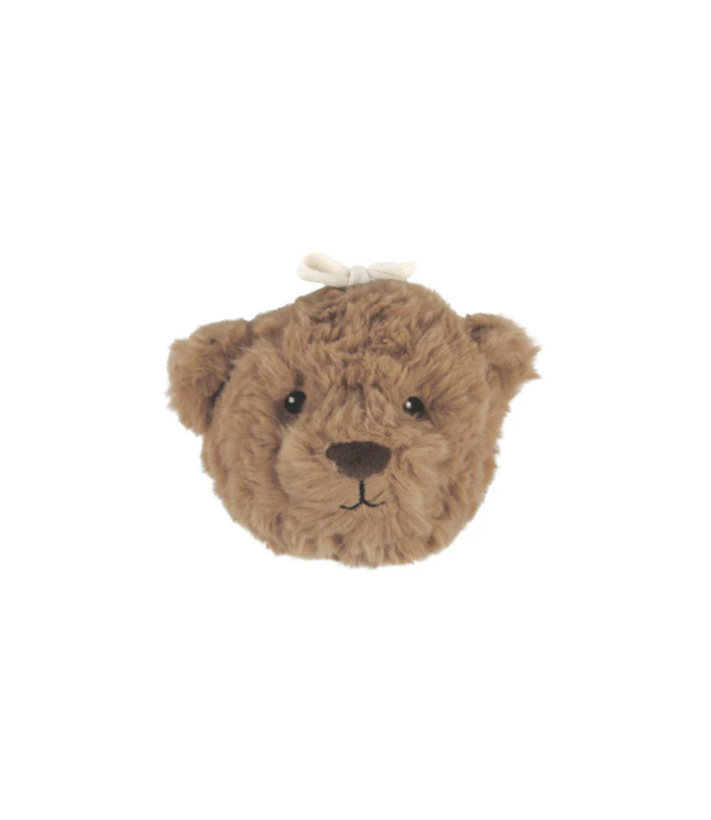 Knuffel met hartslag voor onderweg | Beer Lou | Bruin