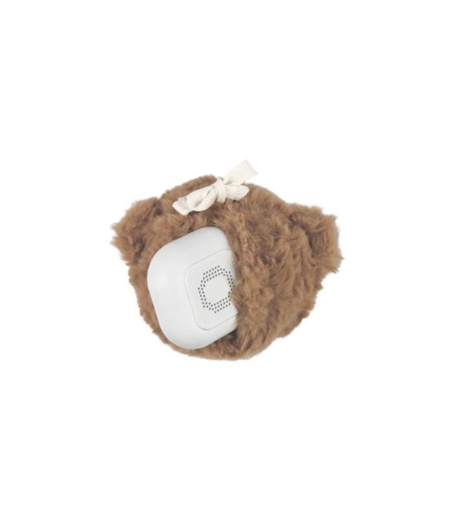 Knuffel met hartslag voor onderweg | Beer Lou | Bruin