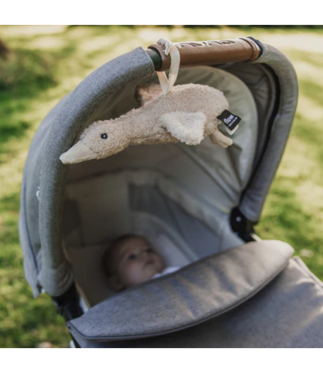 Beige knuffel Liva on the go met hartslagfunctie voor onderweg