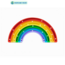 Classic  regenboog vormige nachtlamp – handgemaakt, dimbaar met timer