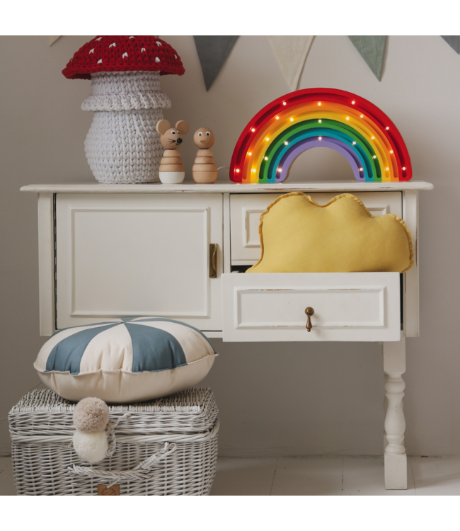 Classic  regenboog vormige nachtlamp – handgemaakt, dimbaar met timer