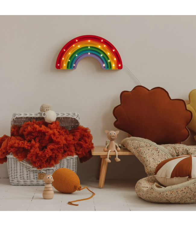 Classic  regenboog vormige nachtlamp – handgemaakt, dimbaar met timer