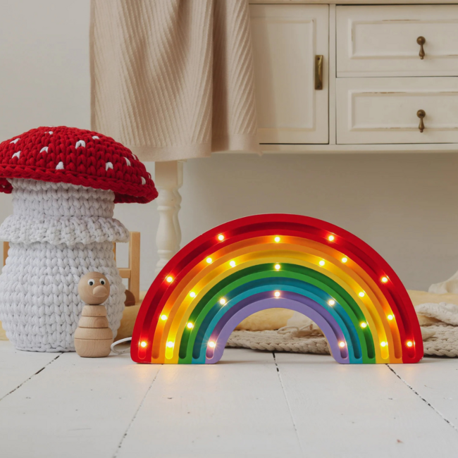 Veilleuse Arc-en-ciel Classic en Bois FSC® | LED Chaude & Dimmable