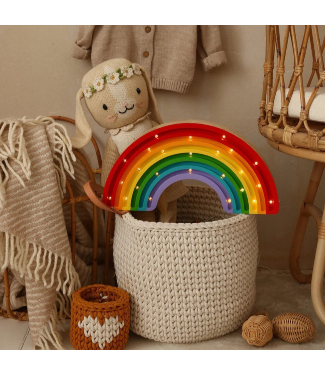 Classic  regenboog vormige nachtlamp – handgemaakt, dimbaar met timer
