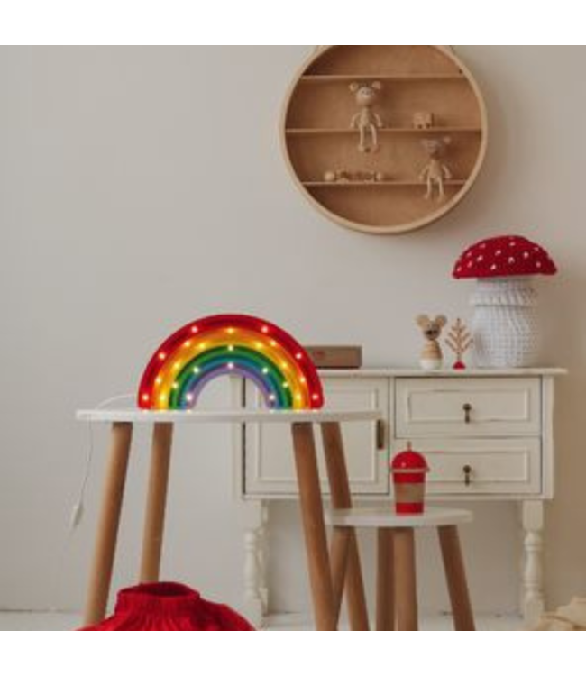 Classic  regenboog vormige nachtlamp – handgemaakt, dimbaar met timer