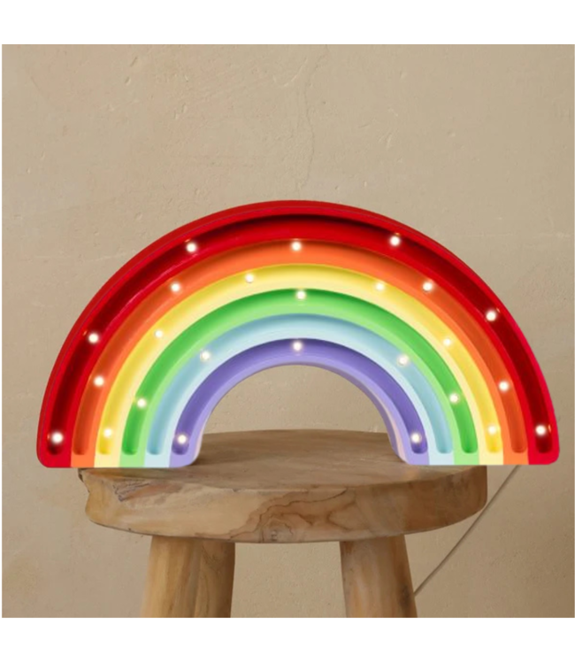 Classic  regenboog vormige nachtlamp – handgemaakt, dimbaar met timer