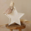 Sustainable wooden night lamp in star shape – handmade and dimmable