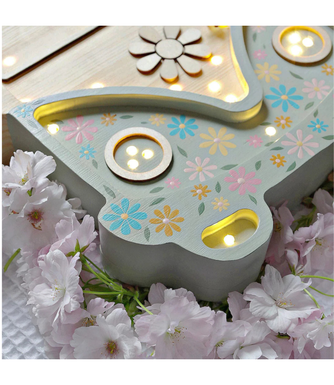 Handgemaakte houten Volkswagen bus nachtlamp – retro eyecatcher voor de kinderkamer