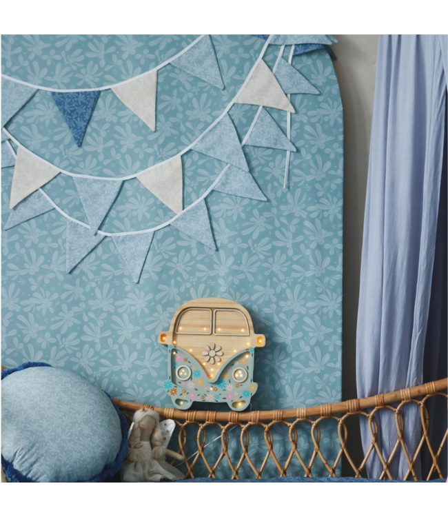 Handgemaakte houten Volkswagen bus nachtlamp – retro eyecatcher voor de kinderkamer