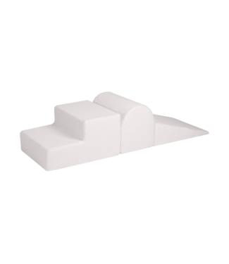 MeowBaby Foam blokken set 3-delig Teddy | Wit