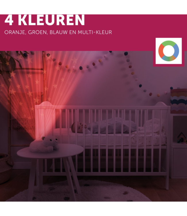 Zazu sterrenhemelprojector Polly de ijsbeer – kalmerende licht- en geluidsshow voor een rustige slaap