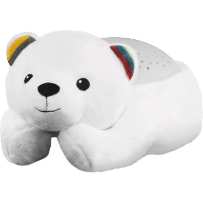 Zazu sterrenhemelprojector Polly de ijsbeer – kalmerende licht- en geluidsshow voor een rustige slaap