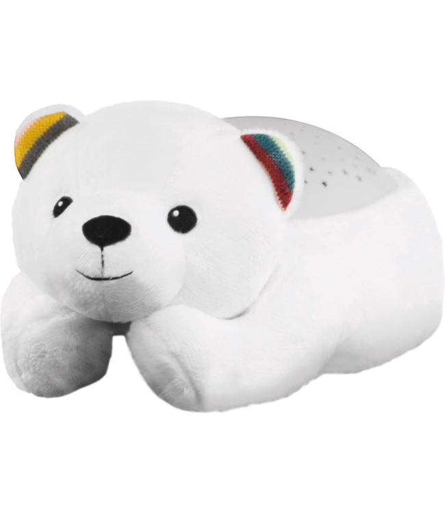 Zazu sterrenhemelprojector Polly de ijsbeer – kalmerende licht- en geluidsshow voor een rustige slaap