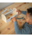 Compacte houten gereedschapskist voor kinderen vol fantasierijk speelplezier