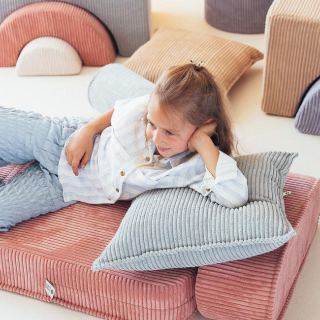 Rechthoekig mint sierkussen – fris, duurzaam en heerlijk zacht