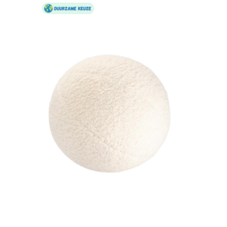 Wigiwama Teddy kussen bal vorm | Cream