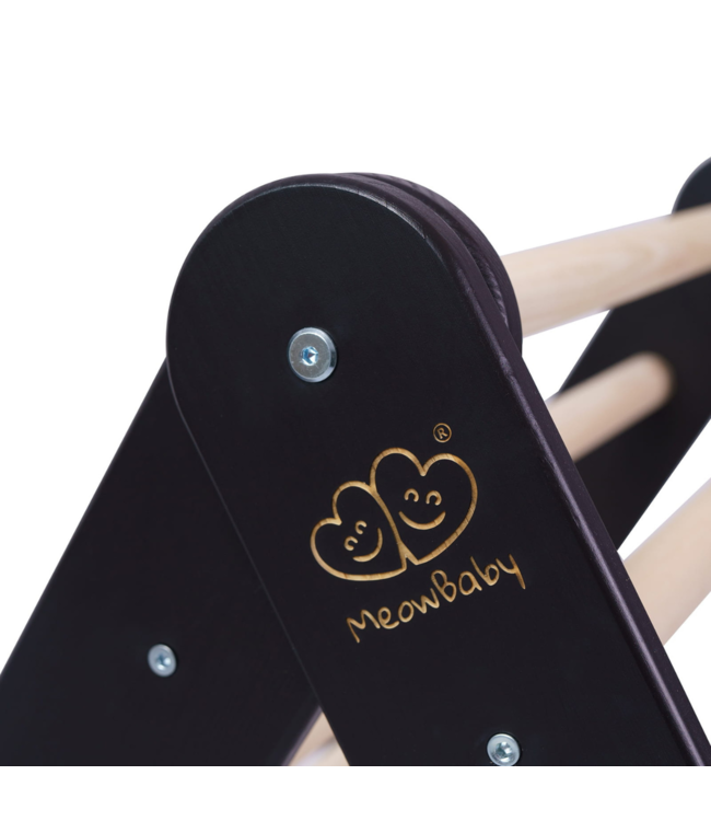 Klimrek | Klimladder | Zwart met roze tent