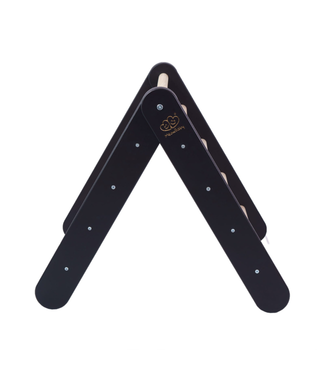 Klimrek | Klimladder | Zwart met roze tent