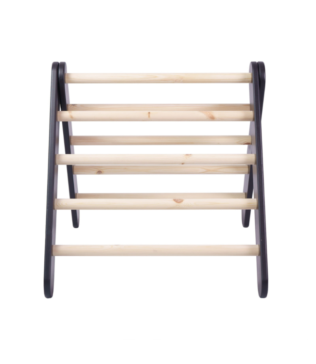 Klimrek | Klimladder | Zwart met roze tent