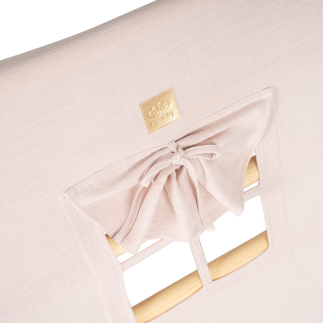 Structure d’escalade avec housse en noir et rose – meuble de jeu polyvalent