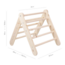 Climbing frame in natural finish with pink tent cover – Safe climbing and play for children
