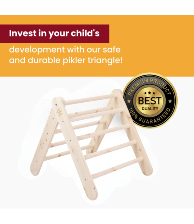 Klimrek | Klimladder | Naturel met blauwe tent