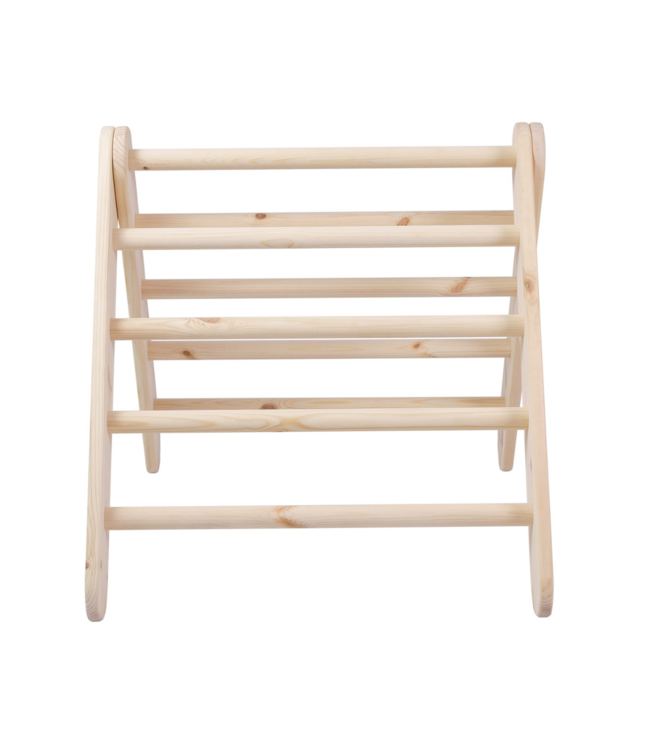 Klimrek | Klimladder | Naturel met blauwe tent