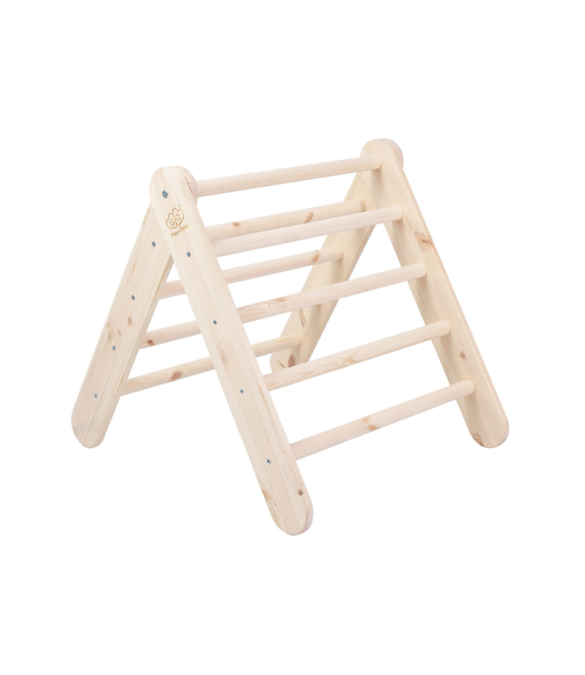 Klimrek | Klimladder | Naturel met blauwe tent