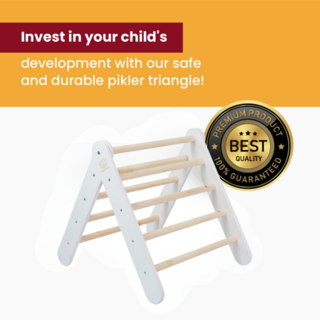 Climbing frame with tent cover in white and blue – versatile play furniture for kids