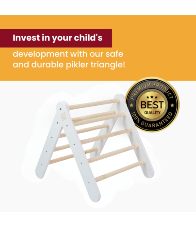 Klimrek | Klimladder | Wit met blauwe tent