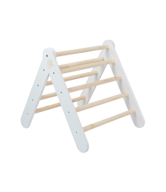 Klimrek | Klimladder | Wit met blauwe tent